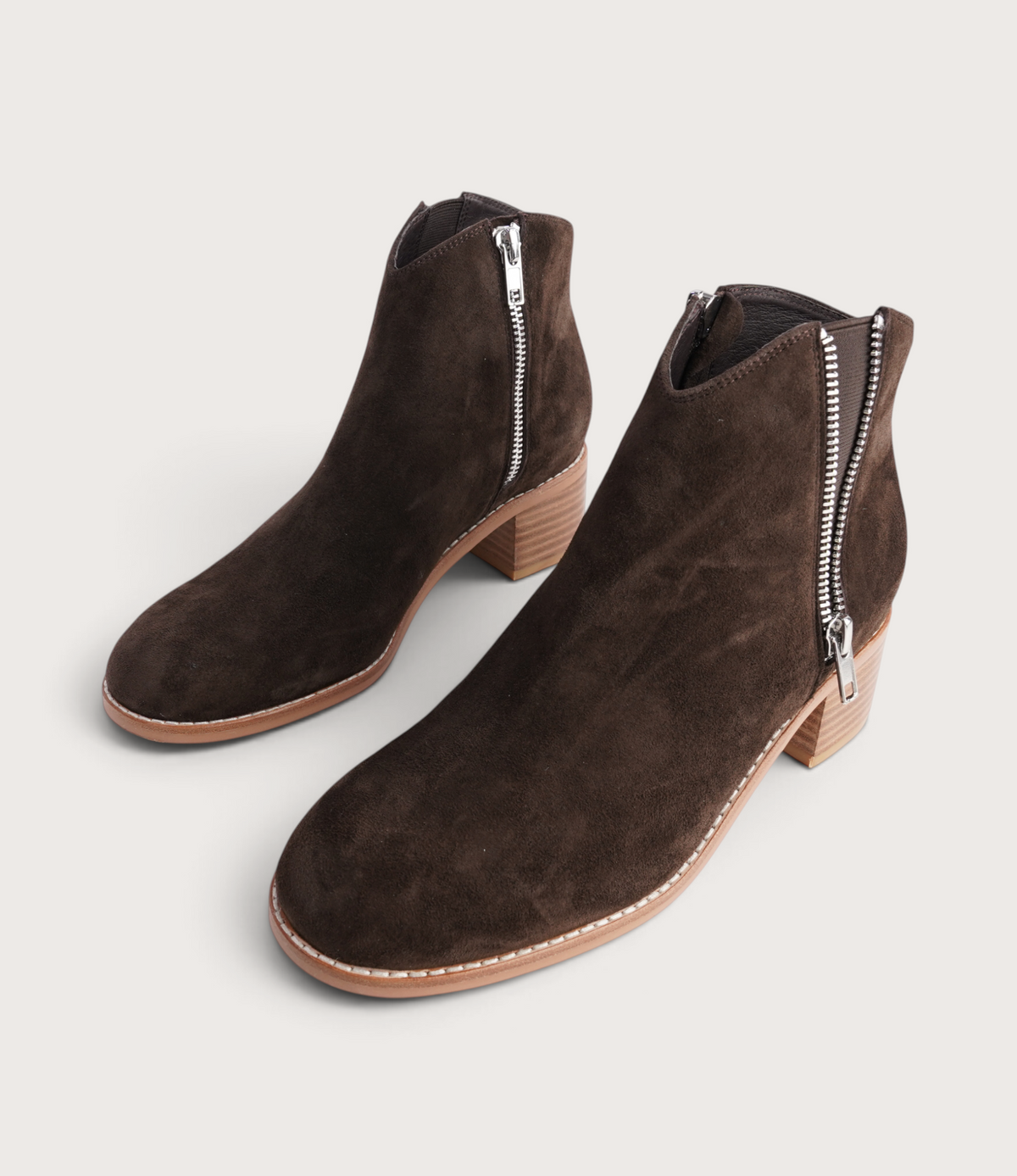 Ricarda Choc Suede Ankle Boots