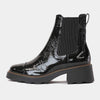 273020 Black Patent Ankle Boots