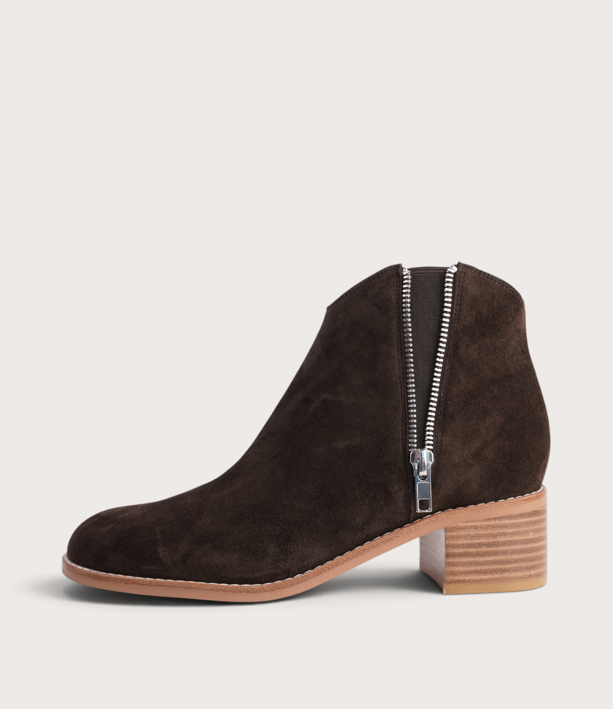 Ricarda Choc Suede Ankle Boots