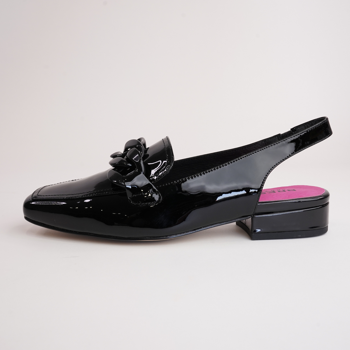 Randal Black Patent Leather Loafers - BRESLEY | Shouz