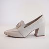 Moseles Vanilla Leather Heeled Loafers