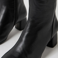 Filmore Black Leather Calf Boots - DJANGO AND JULIETTE | Shouz