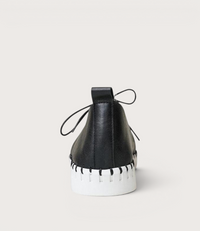 Huston Black Leather Sneakers
