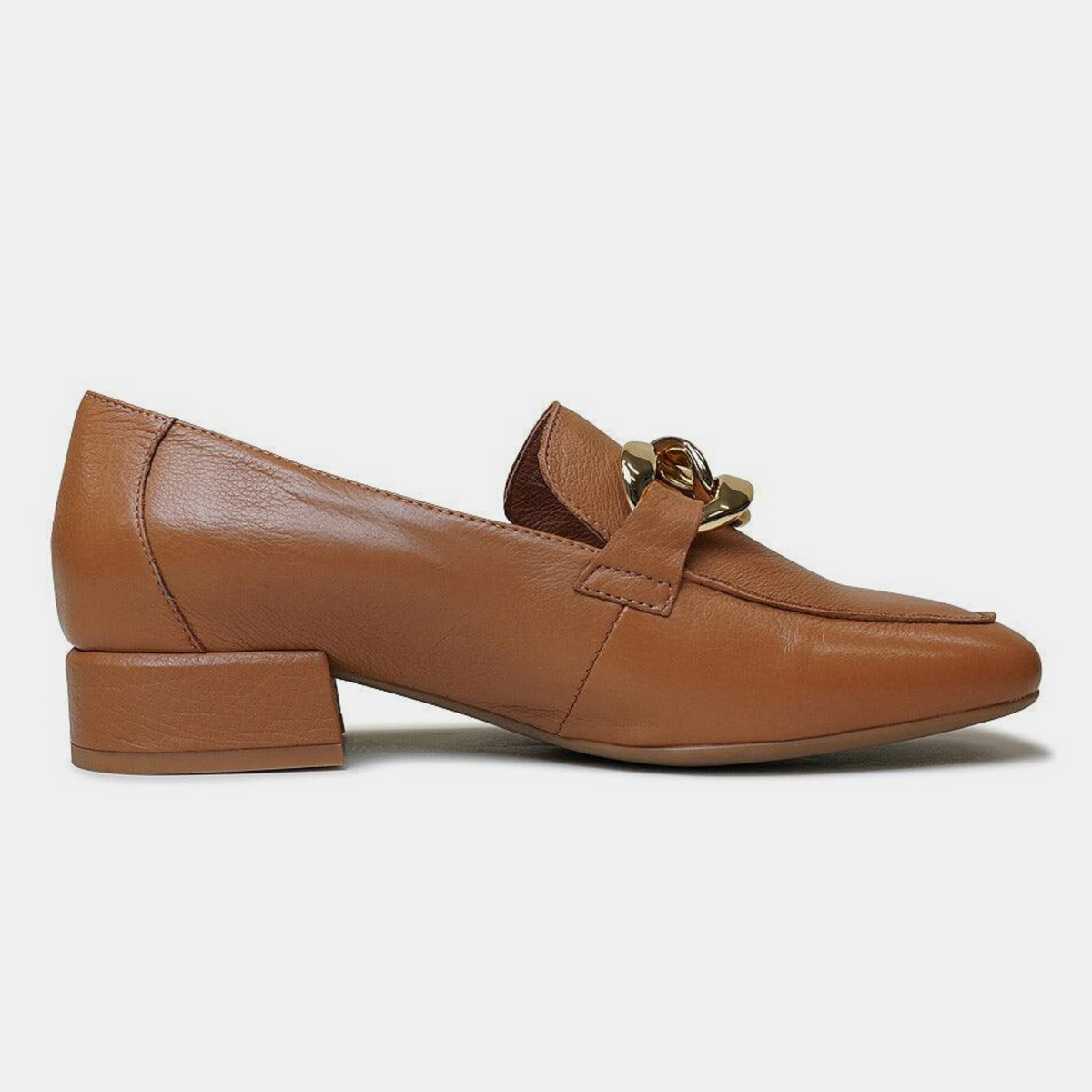 Vivandy Dark Tan Leather Loafers - DJANGO AND JULIETTE | Shouz