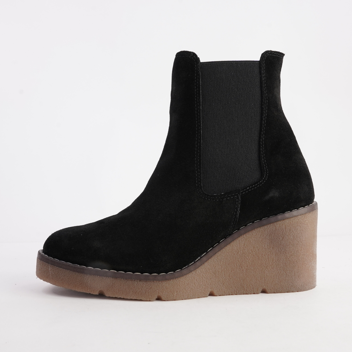 Glory Black Nubuck Ankle Boots - SALA | Shouz