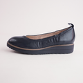 Oxsson Navy/ Navy Sole Leather Flats