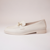 Lana Cream Leather Loafers