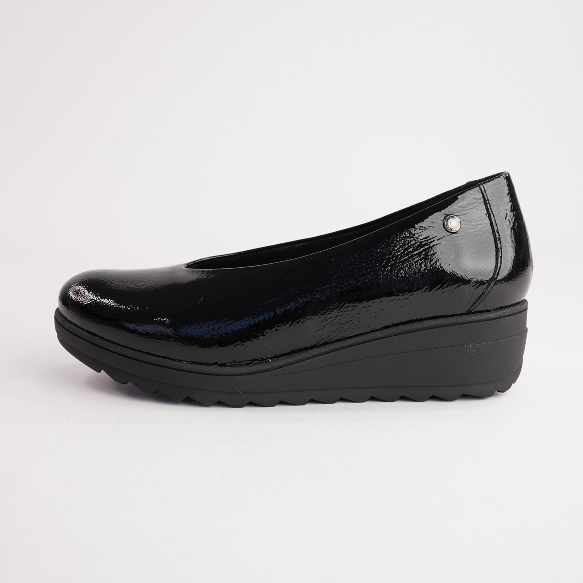 Daria Black Patent Leather Flats