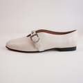Ultrah Cream Leather Flats