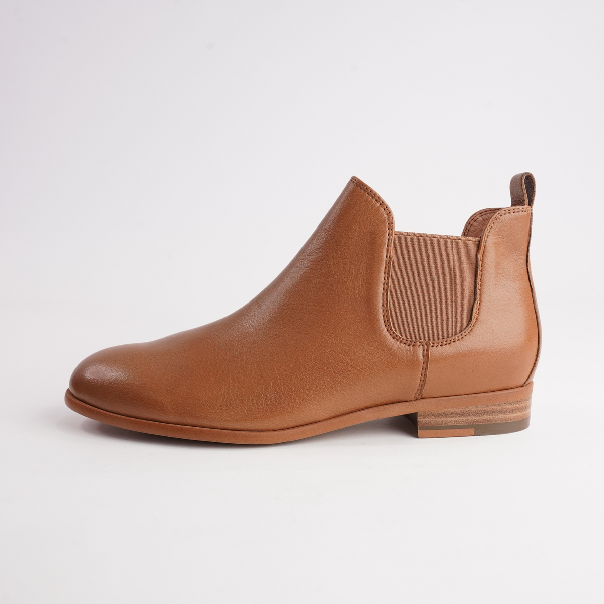 Quatisse Tan Leather Ankle Boots