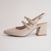 Maisha Cafe Patent Leather Heels