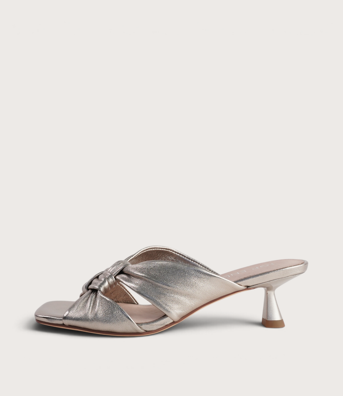 Kineta Platino Leather Heels - TOP END | Shouz