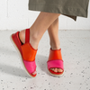 Sigma Carmin Rose/ Grenedine Leather Sandals