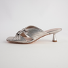 Kineta Platino Leather Heels