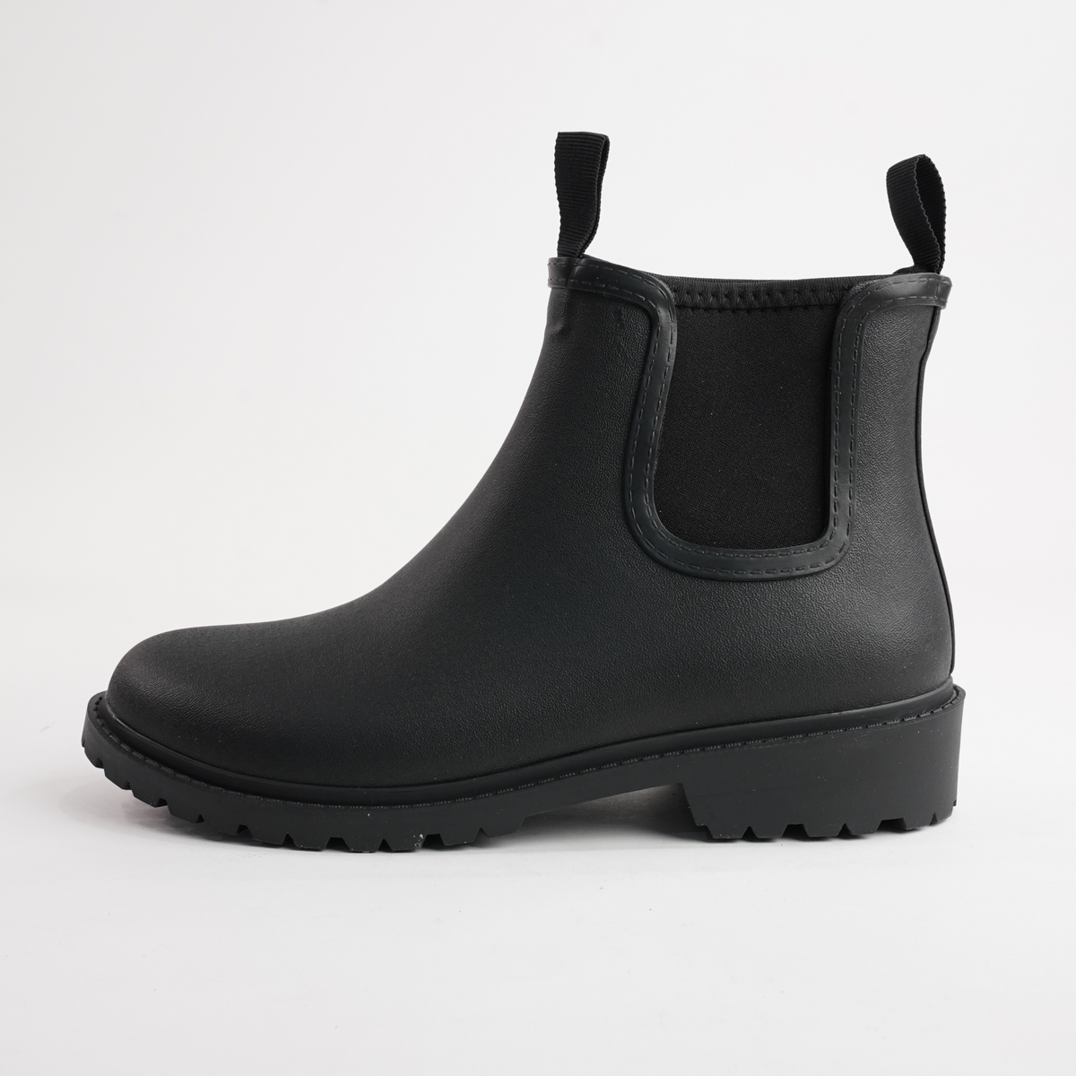 Splashy Black/ Black Gumboots