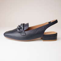 Randal Navy/Navy Leather Loafers