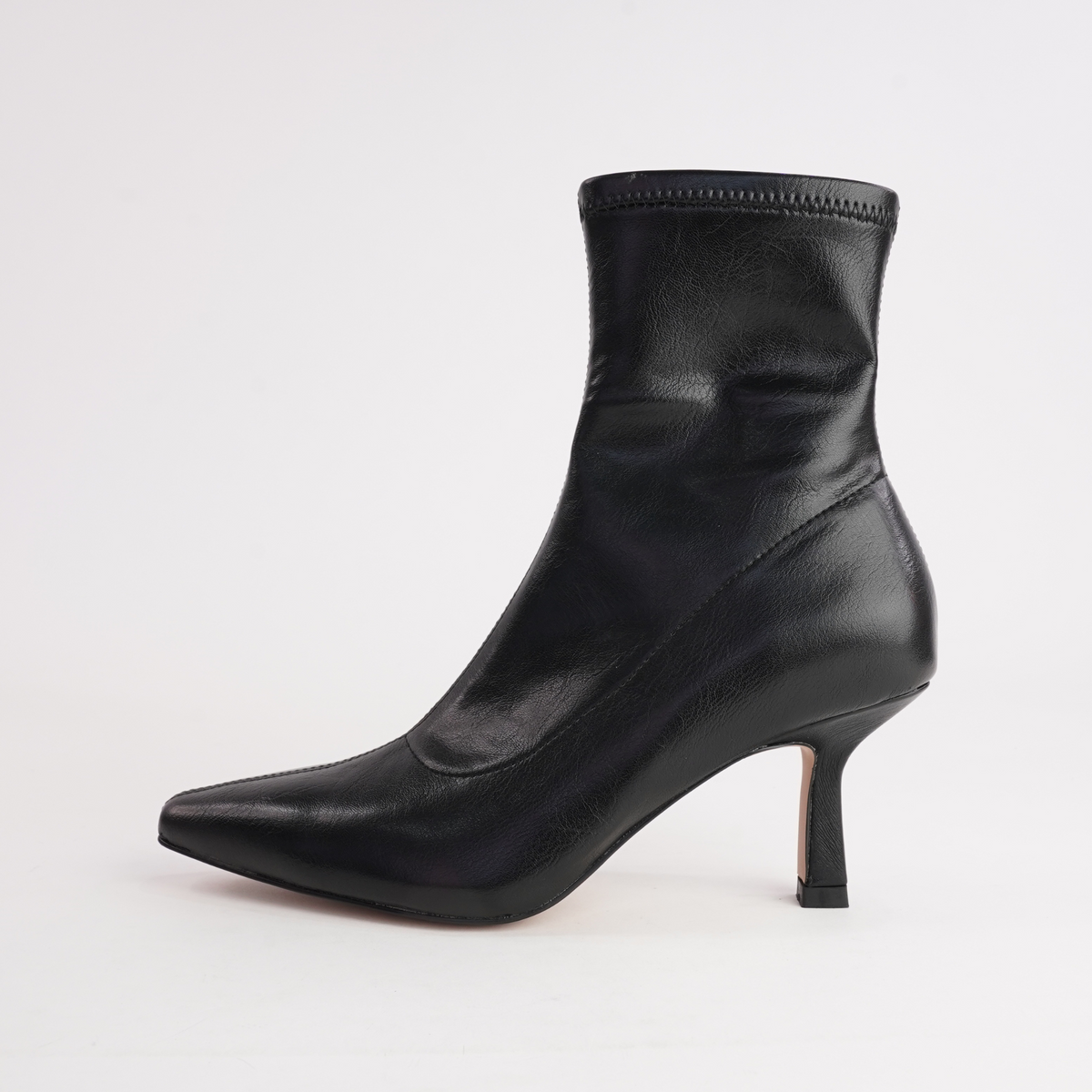 Audry Black Tumble Ankle Boots