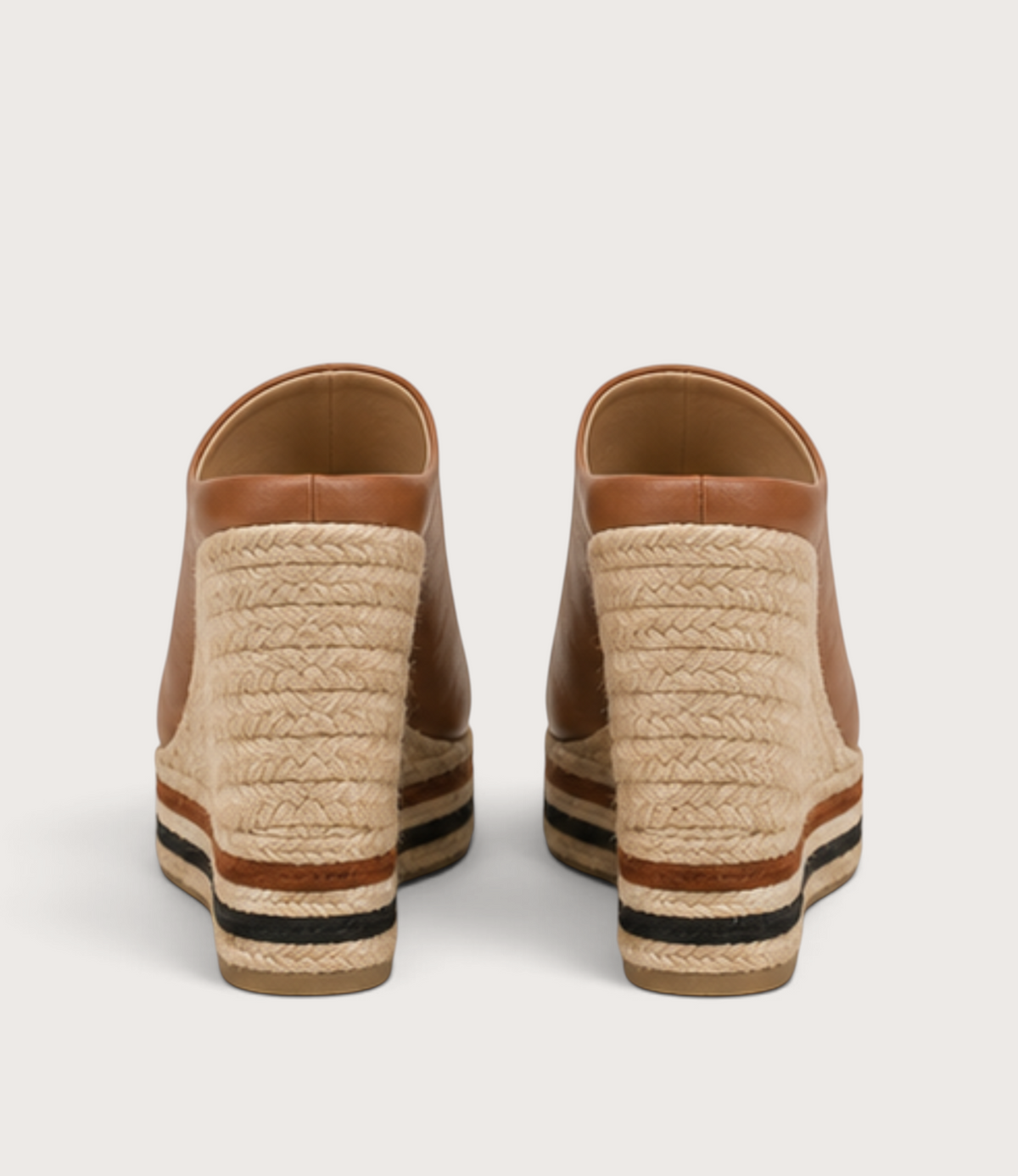 Bob Praline Leather Wedges