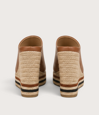 Bob Praline Leather Wedges