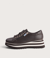 Eammes Choc/Milk Leather Sneakers
