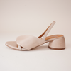 Fiorello Nude Leather Heels