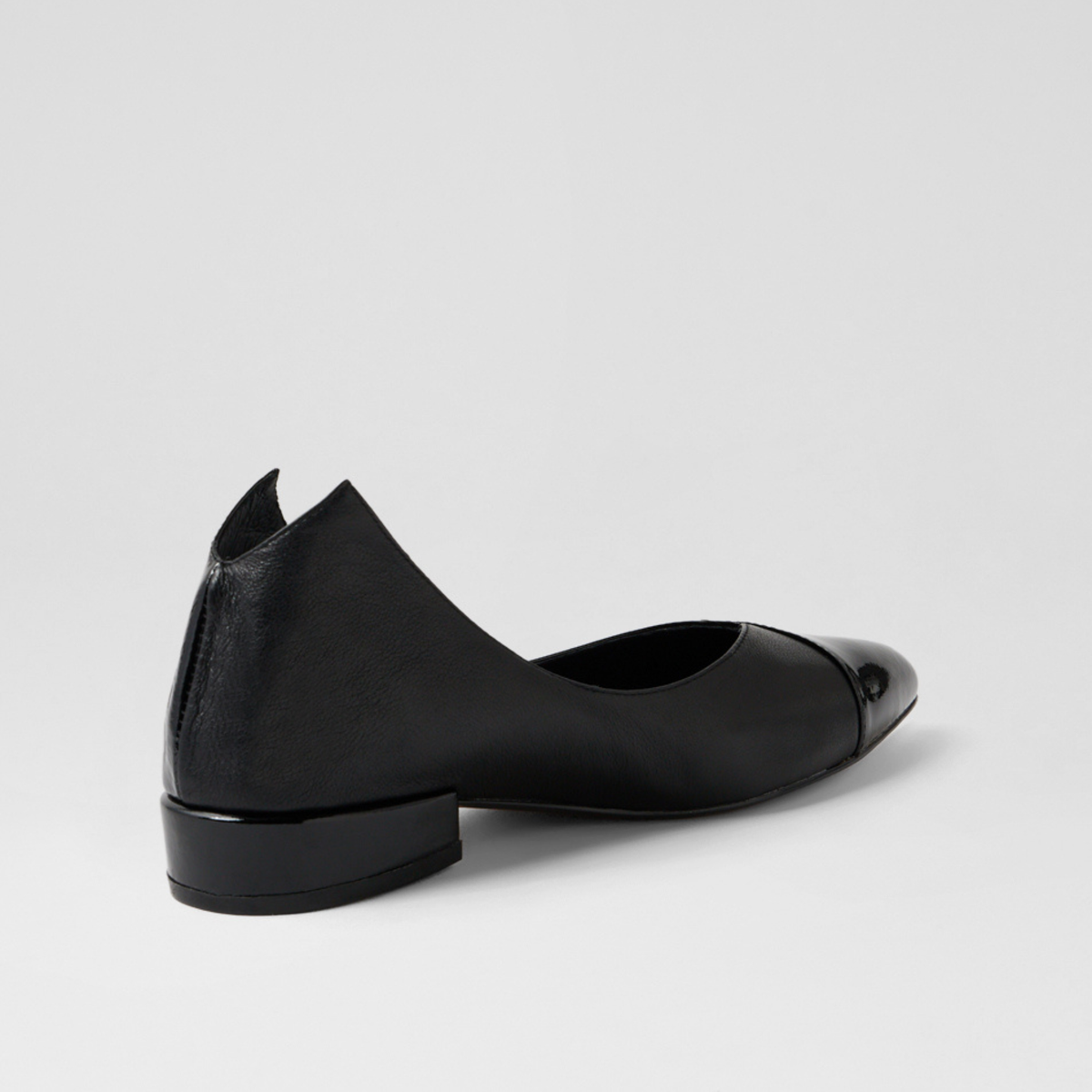 Ewa Black Patent Leather Ballet Flats - DJANGO AND JULIETTE | Shouz