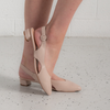Frankiel Nude Leather Heels
