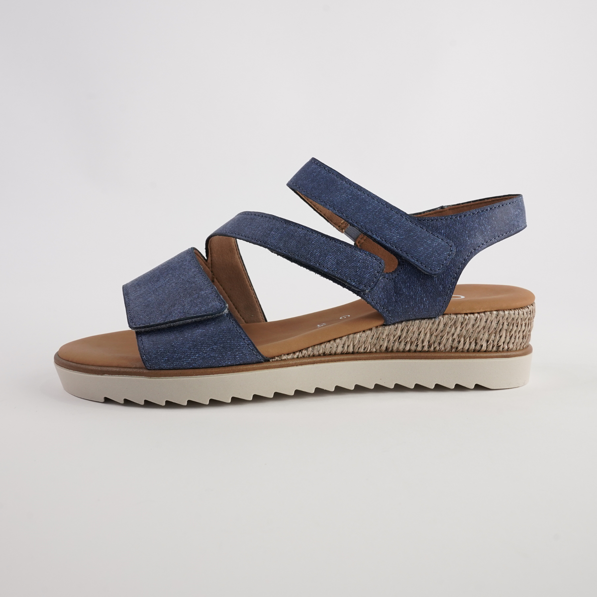 Ruth Denim Leather Sandals - GABOR | Shouz