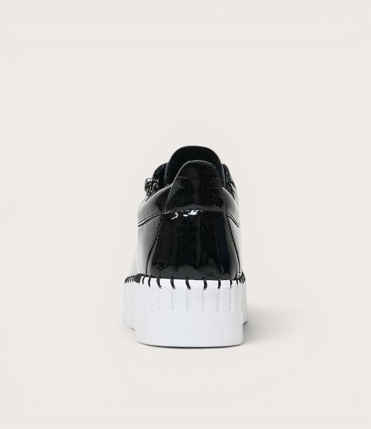 Bump Black Patent Leather Sneakers