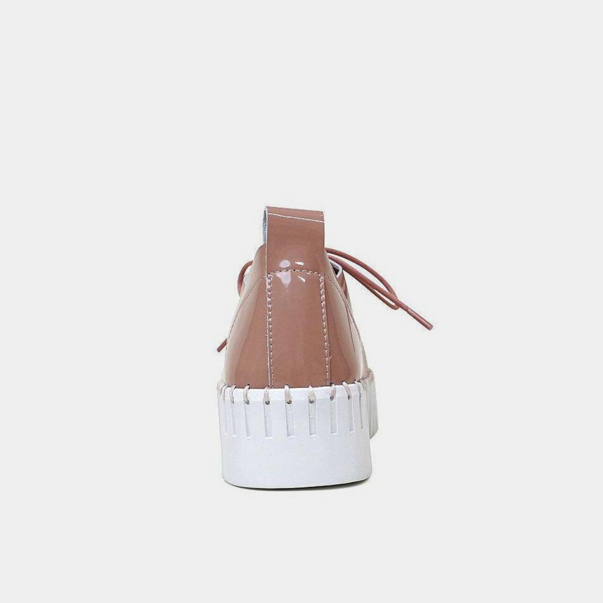 Batu Dark Cafe Patent Leather Sneakers - DJANGO AND JULIETTE | Shouz