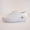 Baselo White Leather Sneakers