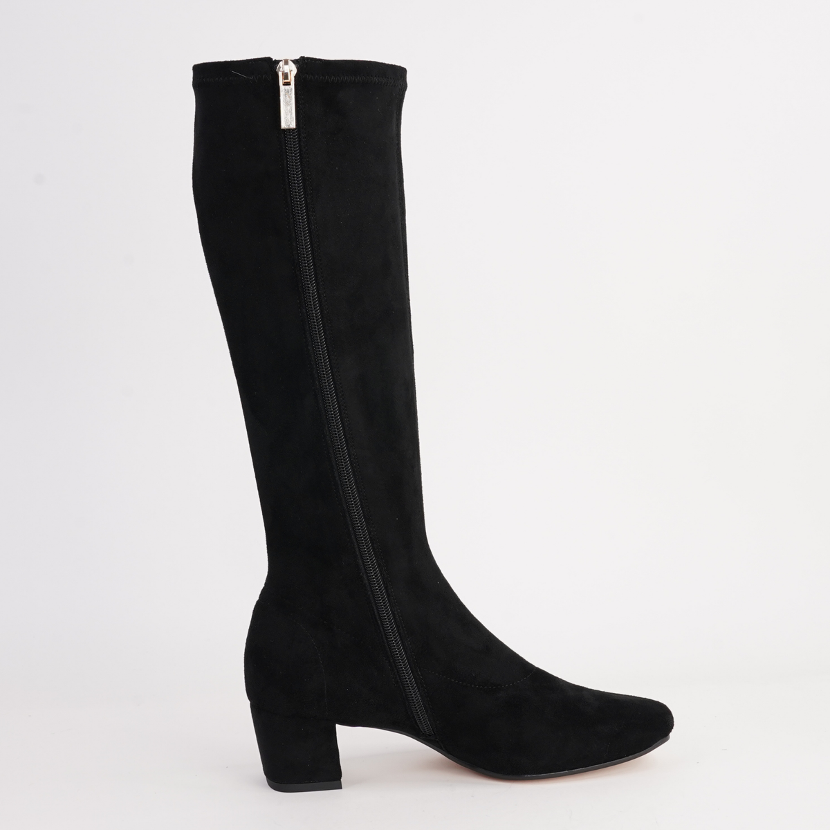 Handan Black Stretch Microsuede Boots - DJANGO AND JULIETTE | Shouz