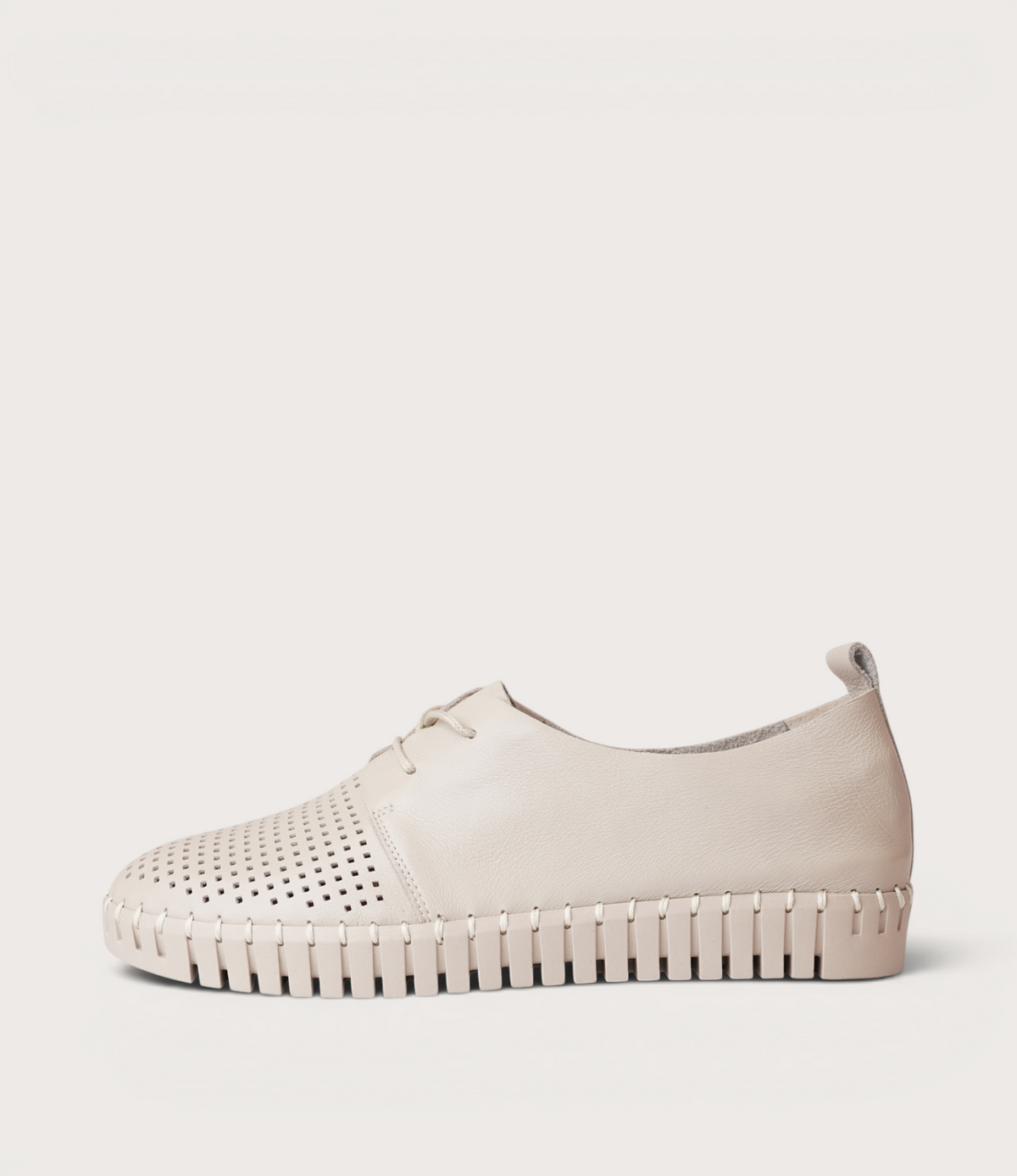 Huston Almond/ Almond Sole Leather Sneakers