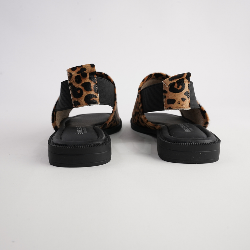 Snob Leopard Leather Flats
