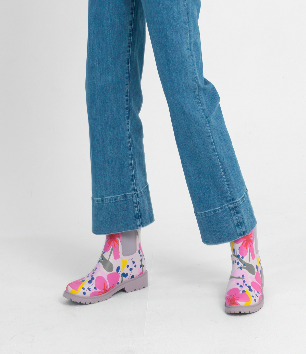 Splashy Floral Gumboots - DIANA FERRARI | Shouz