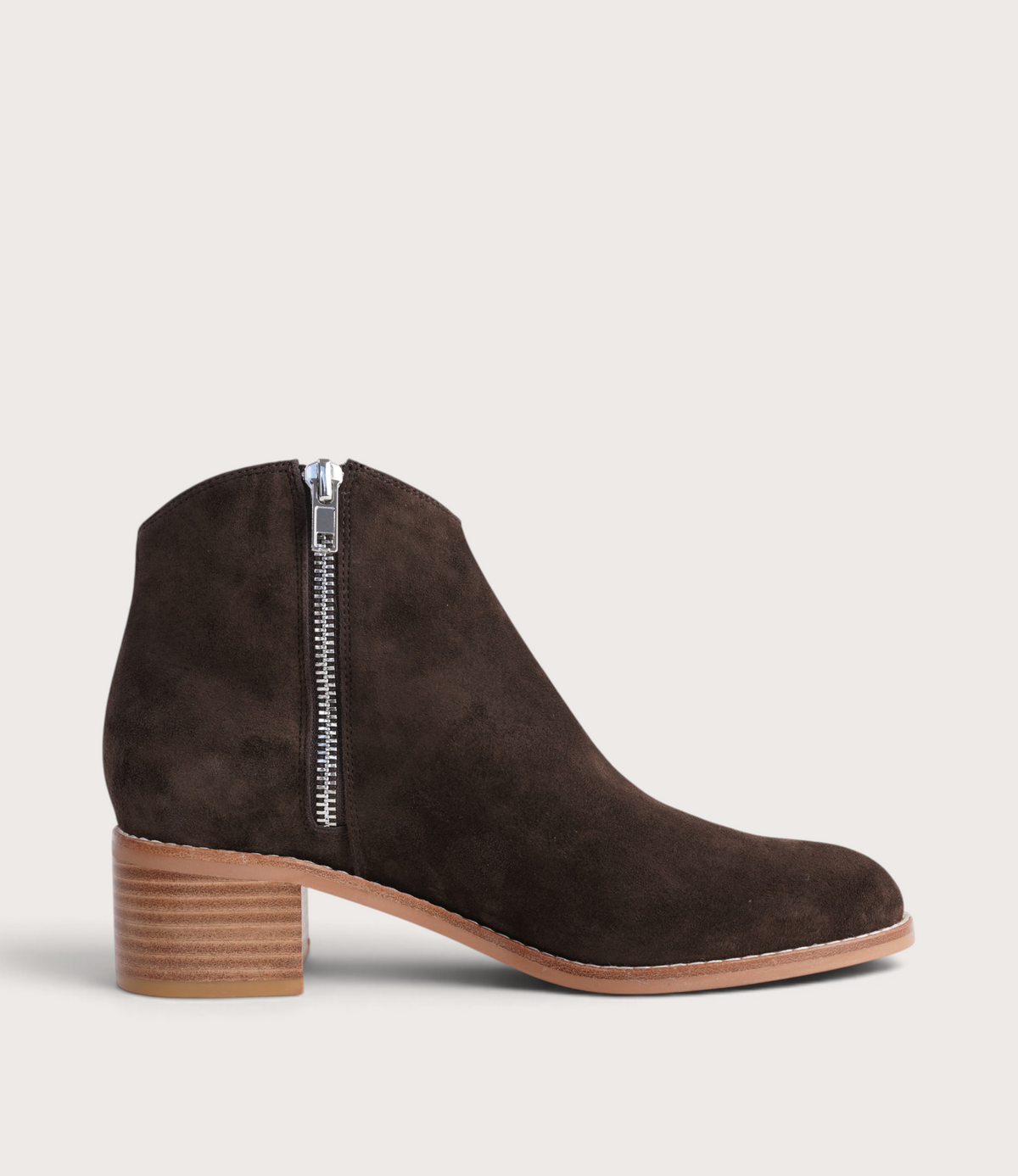 Ricarda Choc Suede Ankle Boots