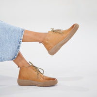 Alina 04 Camel Leather Ankle Boots, JOSEF SEIBEL - Shouz
