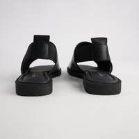Snob Black Leather Flats