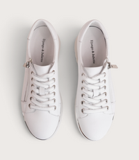 Eammes White Leather Sneakers