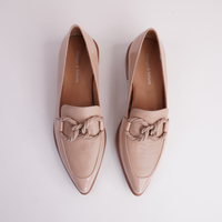 Elgin Cappuccino Patent Leather Loafers