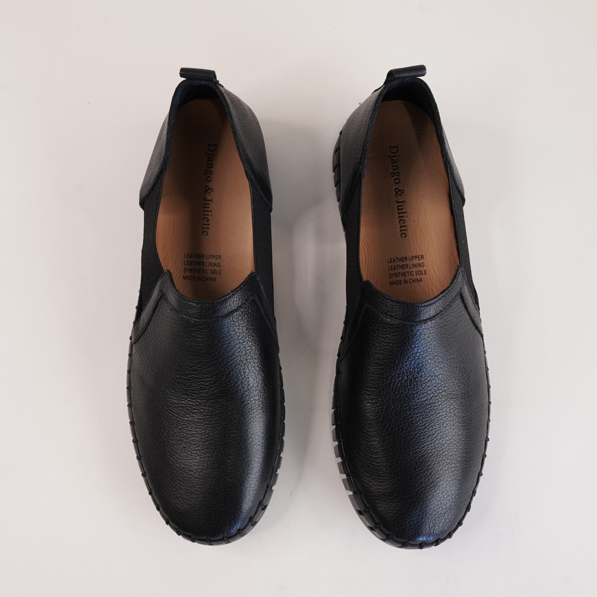 Harmless Black/ Black Sole Leather Sneakers - DJANGO AND JULIETTE | Shouz