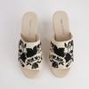 Pixiel Natural/ Black Espadrille Wedges