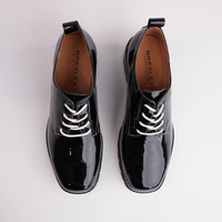 Daya Black Patent Leather Loafers