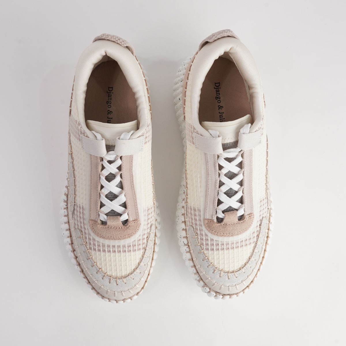 Copen Camel/ Ivory Multi Sneakers - DJANGO AND JULIETTE | Shouz