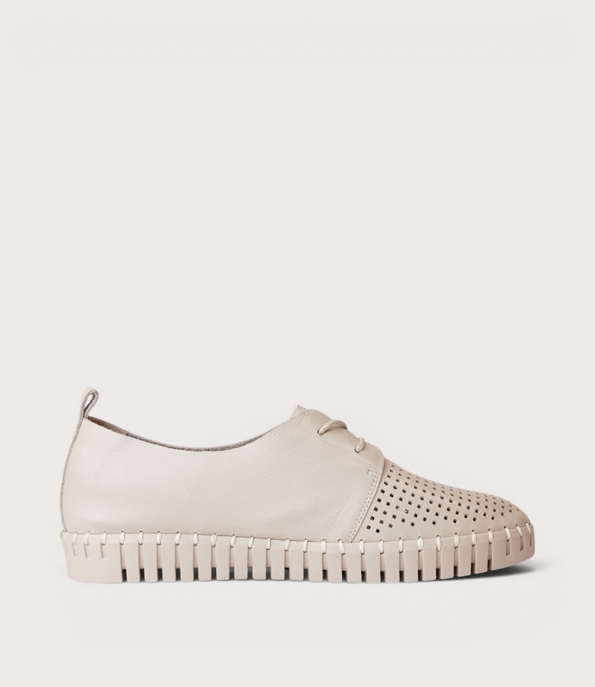 Huston Almond/ Almond Sole Leather Sneakers