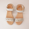 Gala Marble Leather Sandals