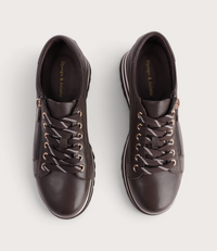 Eammes Choc/Milk Leather Sneakers