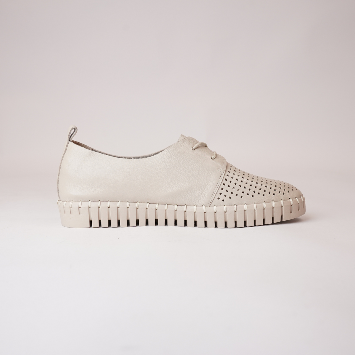 Huston Almond/ Almond Sole Leather Sneakers - DJANGO AND JULIETTE | Shouz