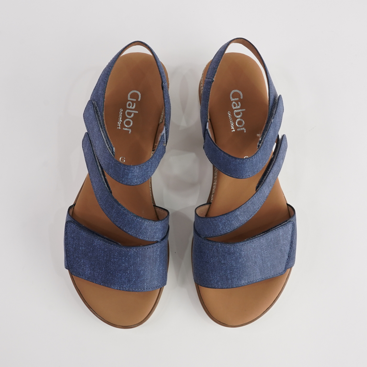 Ruth Denim Leather Sandals - GABOR | Shouz