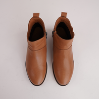 Gamma Coconut Leather Ankle Boots